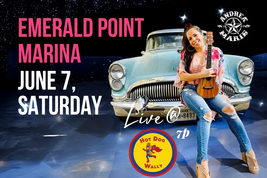 🎸 Country Music Night with Andrea Marie – Live Music at Emerald Point Marina!