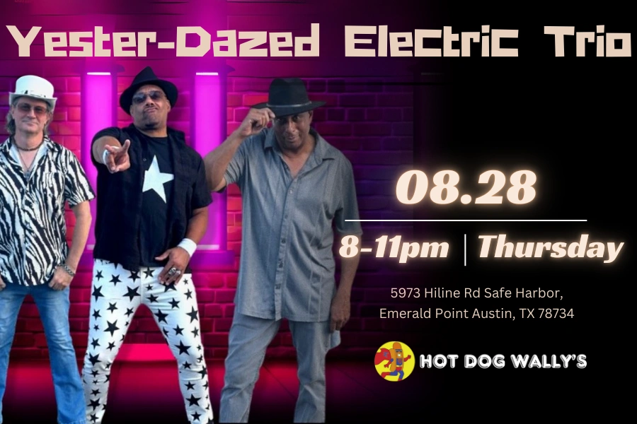 A Night of Funk, Soul & Rock as Yester-Dazed Electric Trio Goes Live